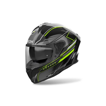 Kask AIROH SPARK 2 SHADOW YELLOW GLOSS czarny 2XL