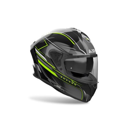 Kask AIROH SPARK 2 SHADOW YELLOW GLOSS czarny 2XL