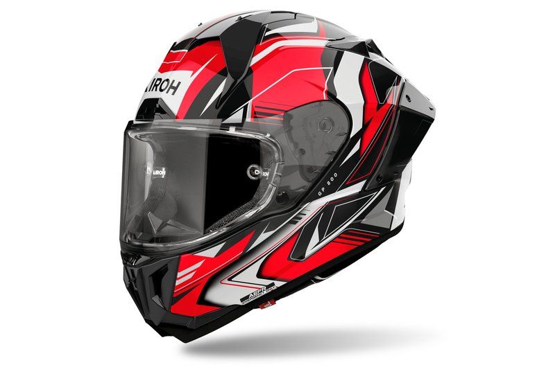 Kask AIROH GP 800 MUST RED GLOSS czarny L