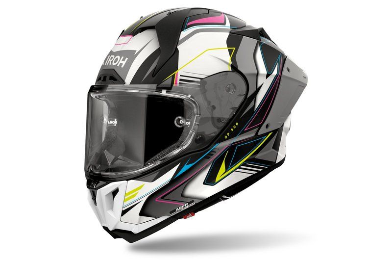 Kask AIROH GP 800 MUST MULTICOLOR MATT czarny L