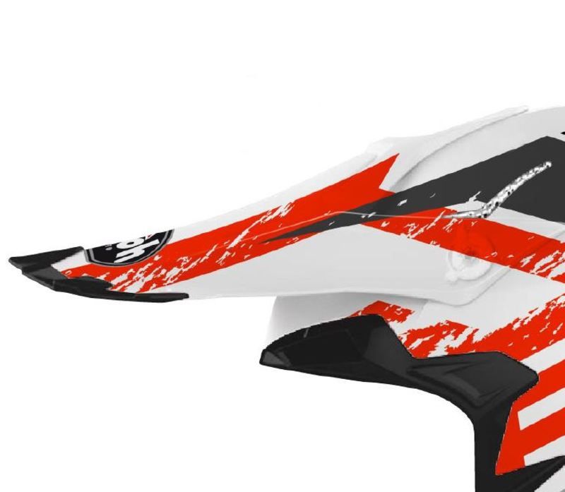 Daszek kasku AIROH STRYCKER TERMINATOR hanger red