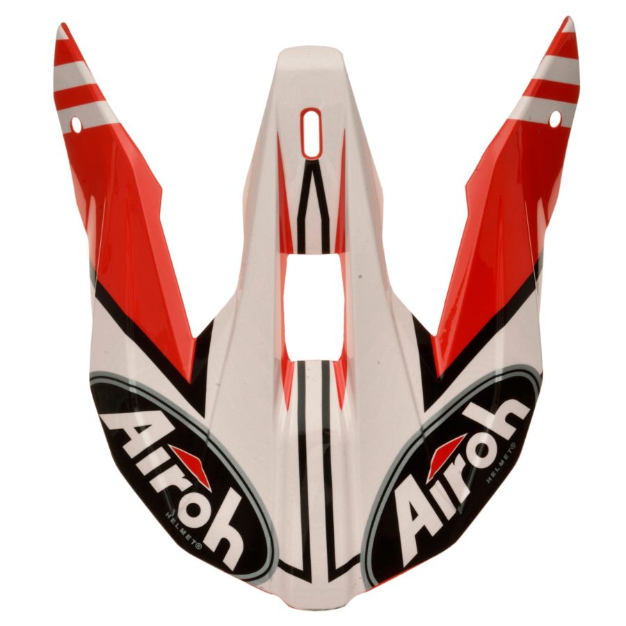 Daszek do kasków AIROH WRAAP broken red gloss