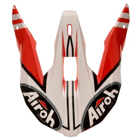 Daszek do kasków AIROH WRAAP broken red gloss