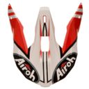 Daszek do kasków AIROH WRAAP broken red gloss