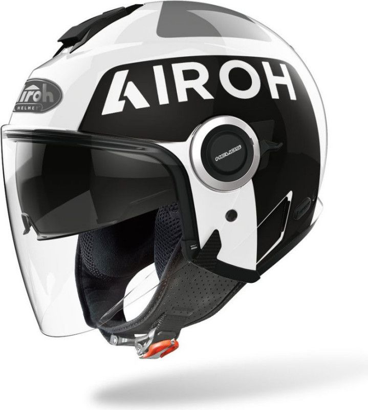 Kask otwarty AIROH HELIOS white gloss S