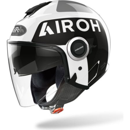 Kask otwarty AIROH HELIOS white gloss S