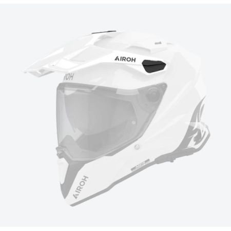 Daszek kasku AIROH COMMANDER 2 white gloss