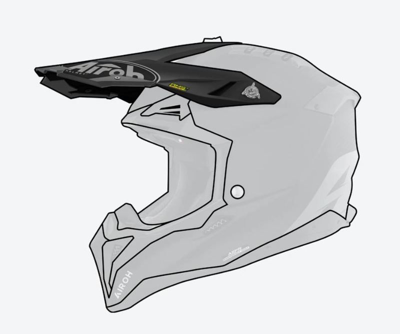 Daszek do kasków AIROH AVIATOR 3 carbon matt