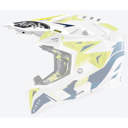Daszek do kasków AIROH AVIATOR 3 spin yellow/blue