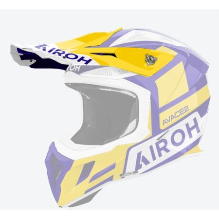 Daszek kasku AIROH AVIATOR ACE 2 sake yellow gloss