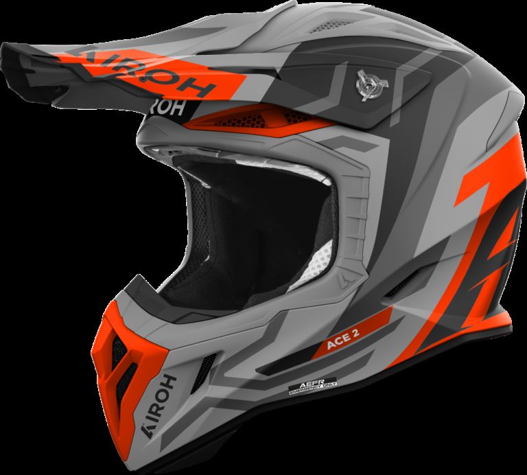 Daszek kasku AIROH AVIATOR ACE 2 ground orange