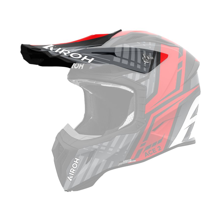 Daszek kasku AIROH AVIATOR ACE 2 proud red matt
