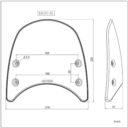 Osłona licznika DAYTONA HONDA CMX 500