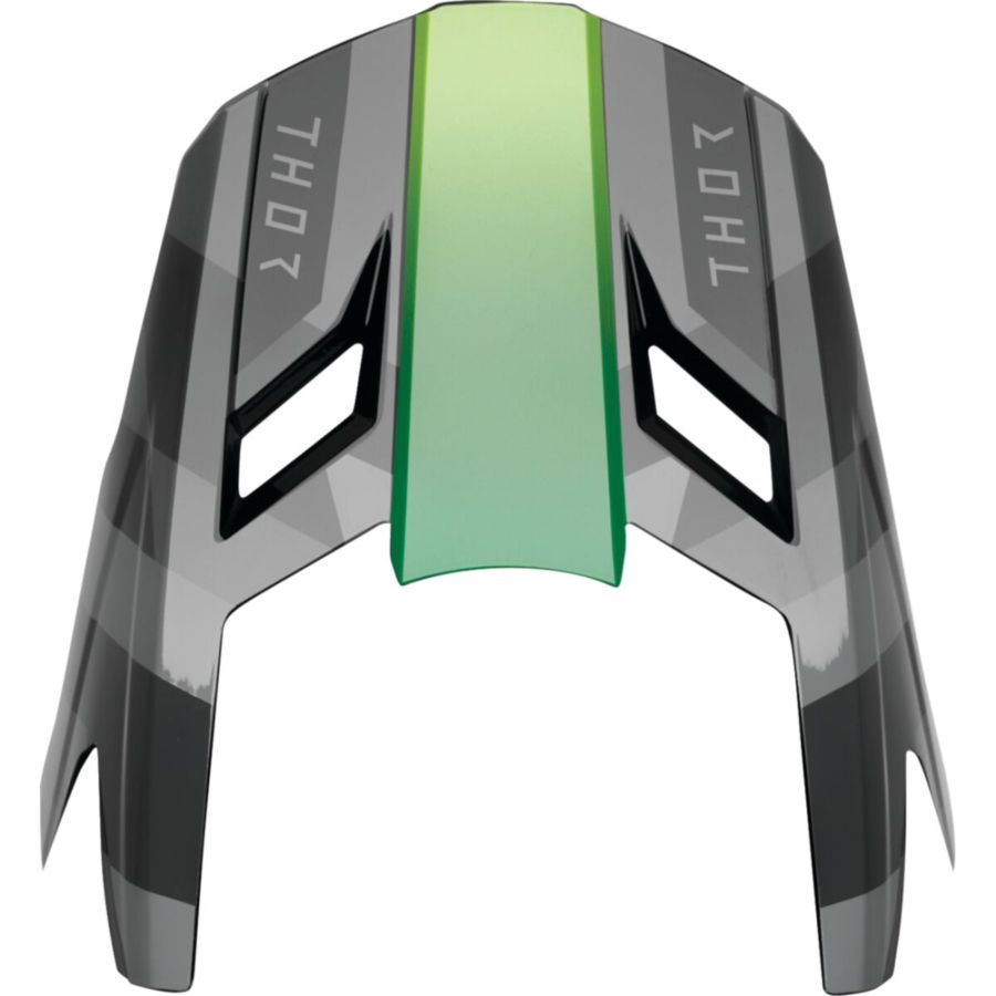 Daszek kasku THOR FLEET CAMBER BLACK/GREEN XS-M