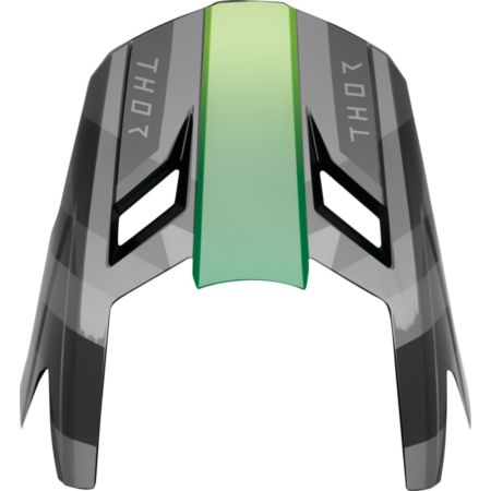 Daszek kasku THOR FLEET CAMBER BLACK/GREEN XS-M