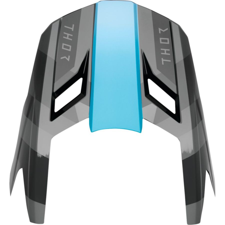 Daszek kasku THOR FLEET CAMBER BLACK/TEAL XS-M