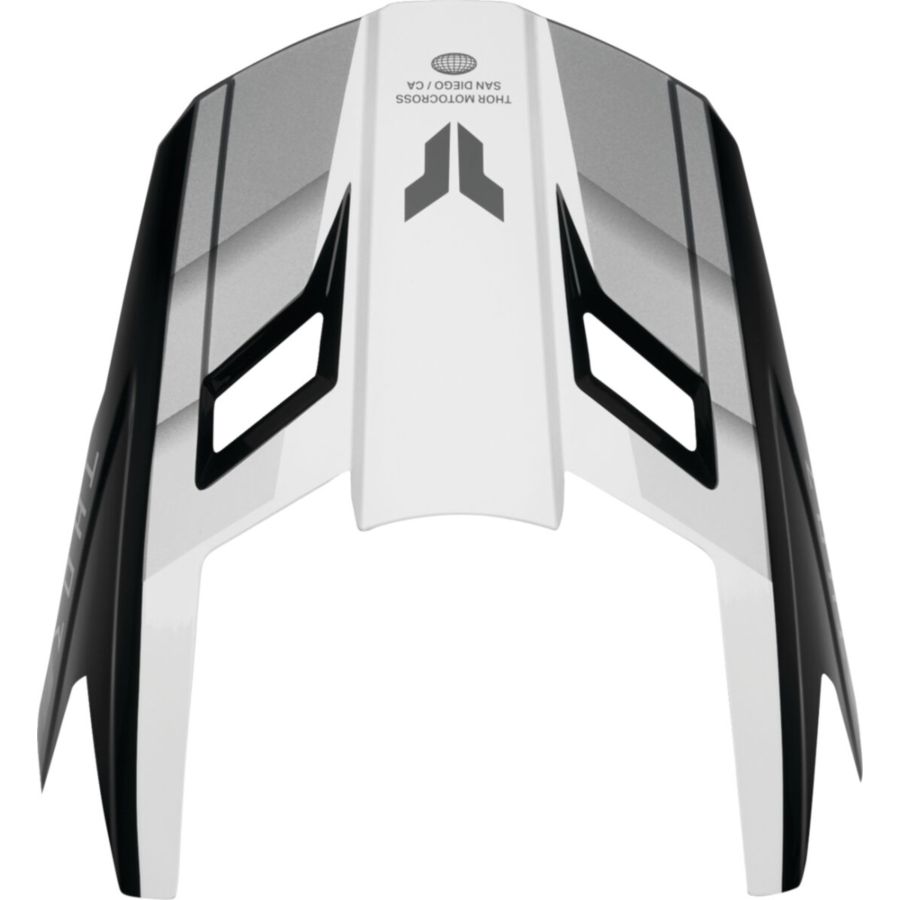 Daszek kasku THOR FLEET DEFY BLACK/WHITE XS-M