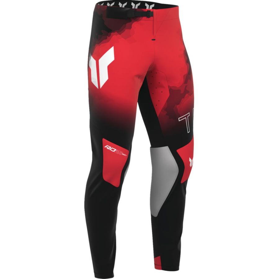 Spodnie THOR SPORTMODE CARBON BLACK/RED 28
