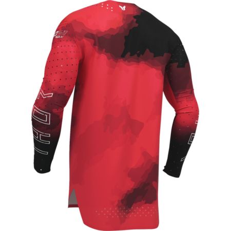 Bluza THOR SPORTMODE CARBON BLACK/RED S