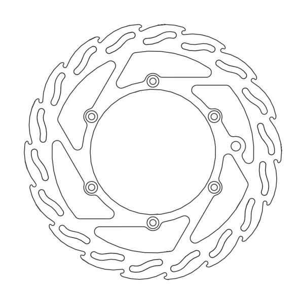 Tarcza hamulcowa flame MOTO-MASTER przód 110298