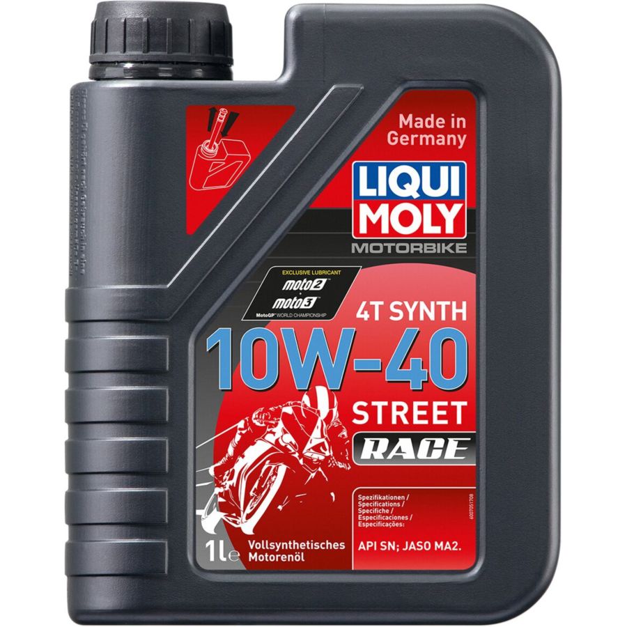 Olej silnikowy 4T syn 10w40 street race LIQUI MOLY