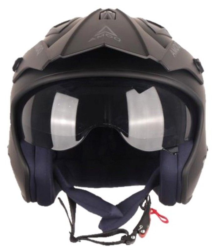 Kask AMOQ BLISTER JET BLACK XS