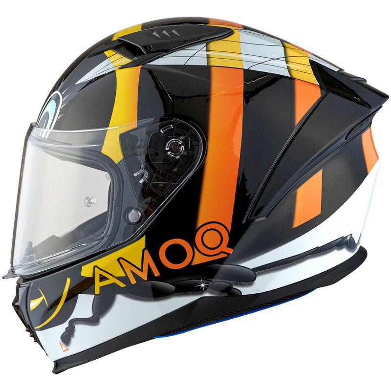 Kask dziecięcy AMOQ FI100 JUNIOR BEE GLOSS M