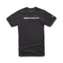 T-SHIRT ALPINESTARS TEE LINEAR WORD BLK/GY R. M