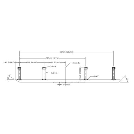 SZYNA KIEROWNICZA SNO-X